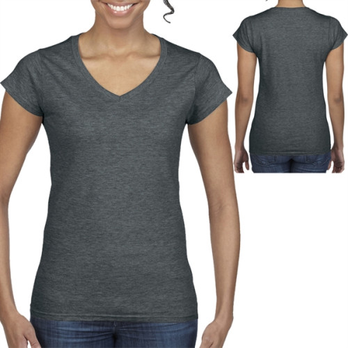 Gildan® Softstyle® Ladies V-Neck T-Shirt - 4.5 oz.