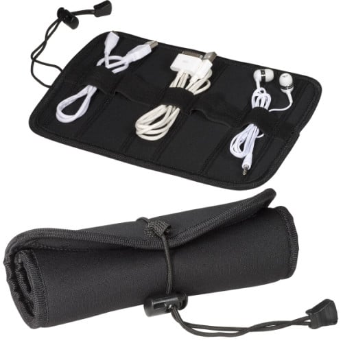 Neoprene Roll-Up Tech Pouch