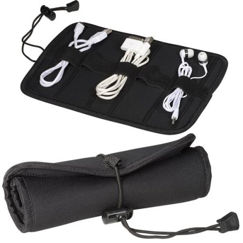 Neoprene Roll-Up Tech Pouch