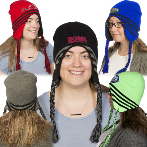 Ski Beanie with Ear Flaps