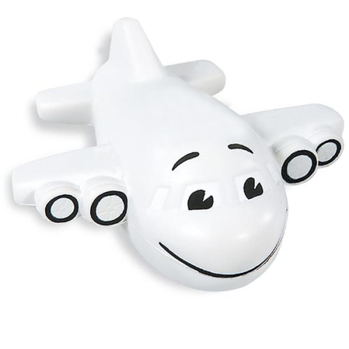 Smiling Airplane Shape Stress Ball