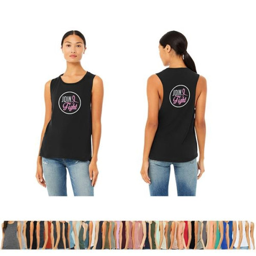 Bella+Canvas® Ladies' Flowy Scoop Muscle Tank