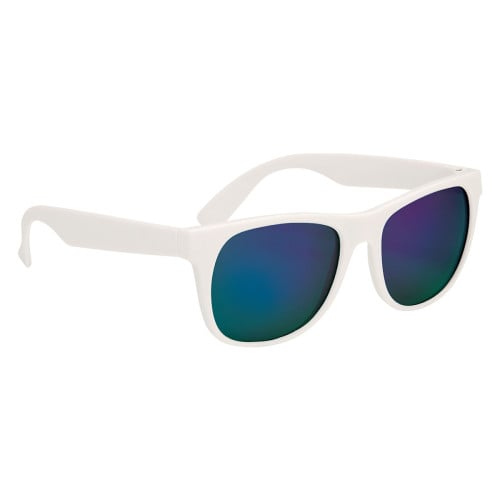 Rubberized Mirrored Sunglasses