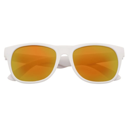 Rubberized Mirrored Sunglasses
