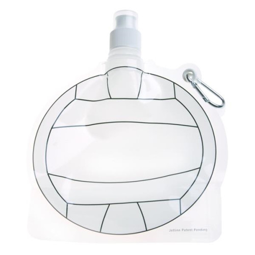 HydroPouch!™ 24 oz. Volleyball Collapsible Water Bottle -...
