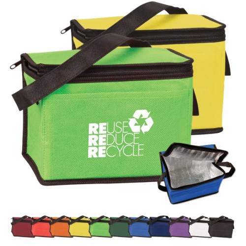 6 Pack Non-Woven Lunch Cooler Bag