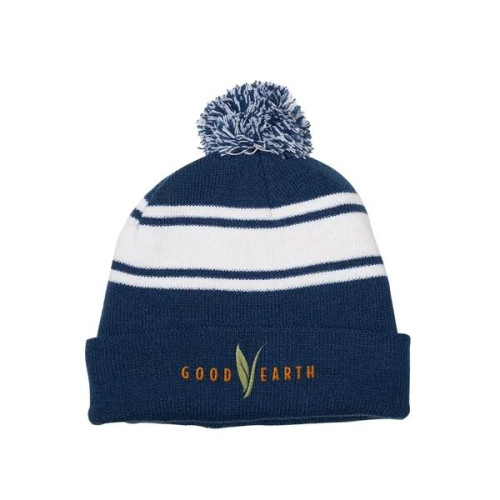 Knit Beanie With PomPom