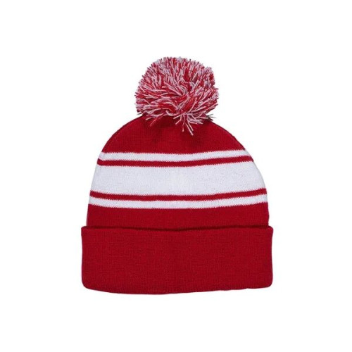 Knit Beanie With PomPom