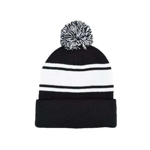 Knit Beanie With PomPom
