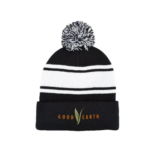 Knit Beanie With PomPom