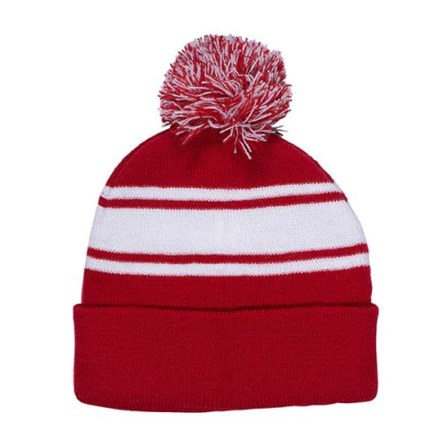 Knit Beanie With PomPom