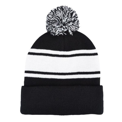 Knit Beanie With PomPom