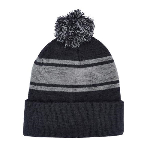 Knit Beanie With PomPom