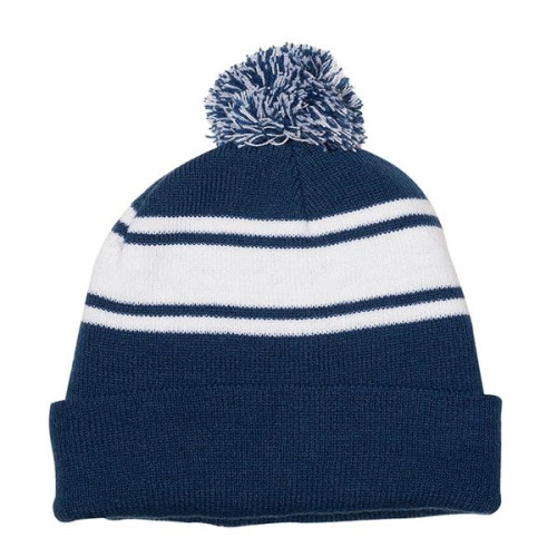 Knit Beanie With PomPom