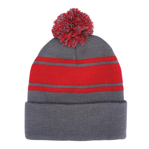 Knit Beanie With PomPom