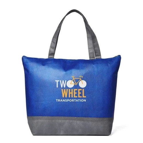 Hexagon Pattern Non-Woven Cooler Tote Bag