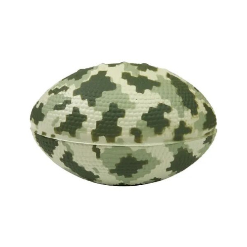Digi Camo Football Shape Stress Ball
