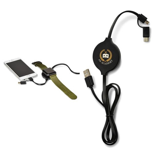 Duo Wireless Charging Pad With Integrated Cable