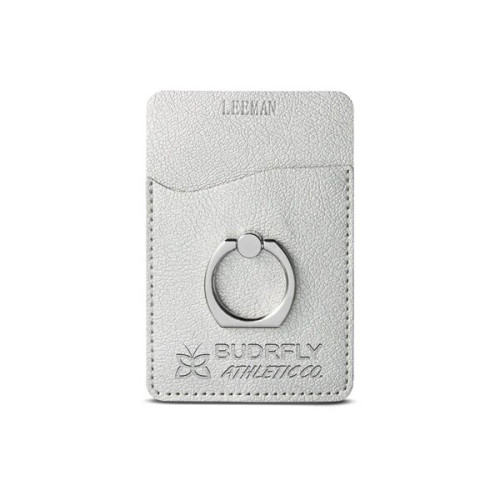 Leeman Shimmer Card Holder With Metal Ring Phone Stand