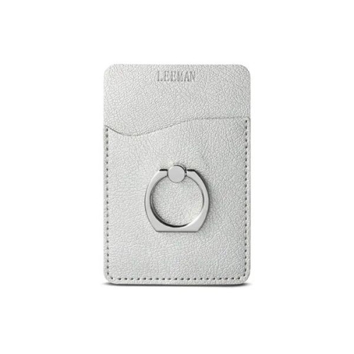 Leeman Shimmer Card Holder With Metal Ring Phone Stand