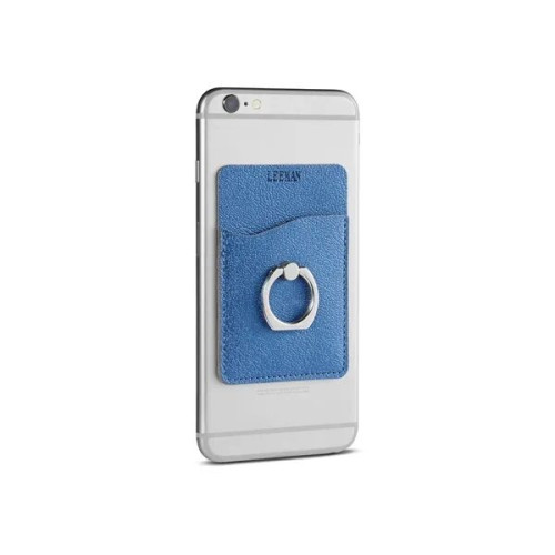 Leeman Shimmer Card Holder With Metal Ring Phone Stand