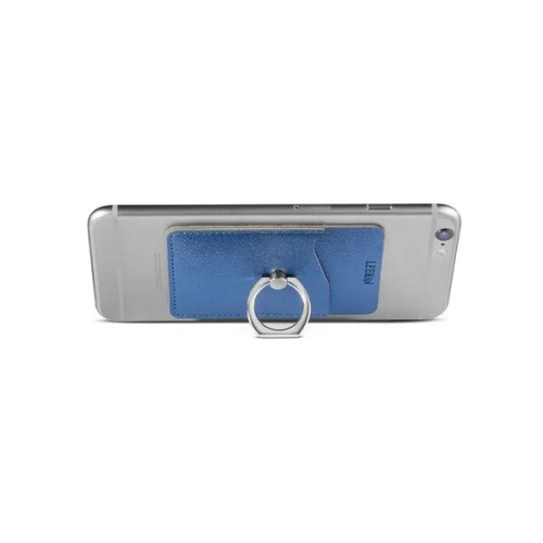 Leeman Shimmer Card Holder With Metal Ring Phone Stand
