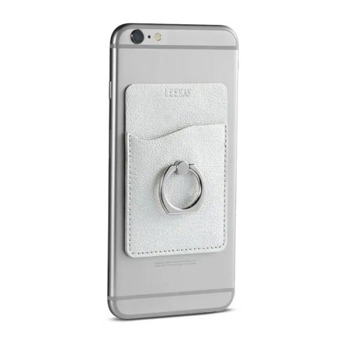 Leeman Shimmer Card Holder With Metal Ring Phone Stand