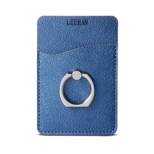 Leeman Shimmer Card Holder With Metal Ring Phone Stand