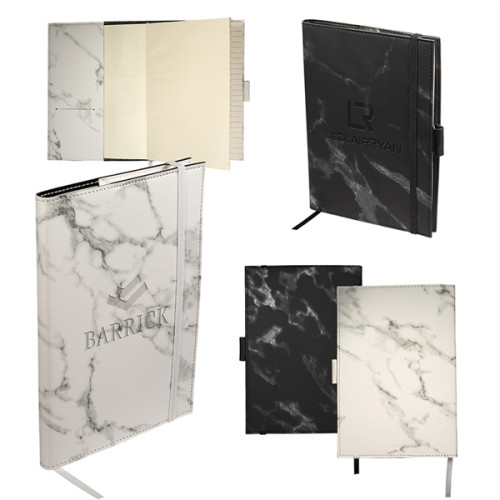 Leeman™ Medium Marble Refillable Journal