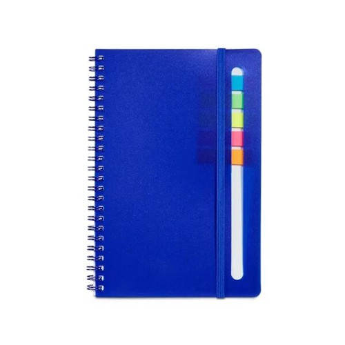 Semester Spiral Notebook With Sticky Flags 6.25" x 8.5".