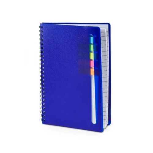 Semester Spiral Notebook With Sticky Flags 6.25" x 8.5".