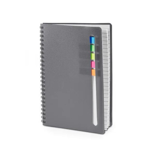 Semester Spiral Notebook With Sticky Flags 6.25" x 8.5".