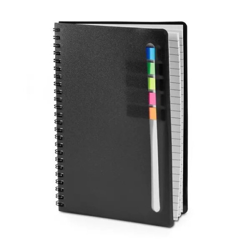 Semester Spiral Notebook With Sticky Flags 6.25" x 8.5".