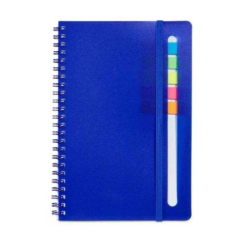 Semester Spiral Notebook With Sticky Flags 6.25" x 8.5".