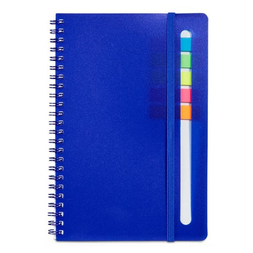 Semester Spiral Notebook With Sticky Flags 6.25" x 8.5".