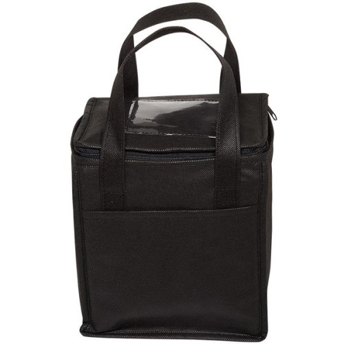 Non-Woven Cubic Lunch Cooler Bag With ID Slot