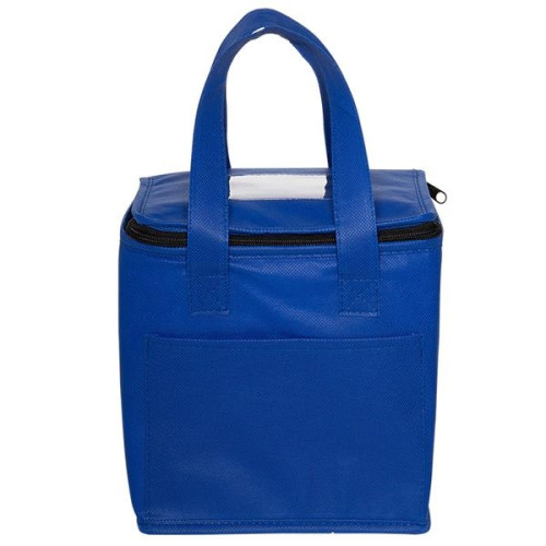 Non-Woven Cubic Lunch Cooler Bag With ID Slot
