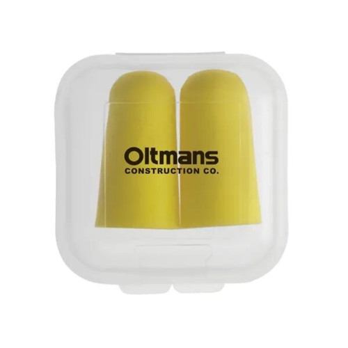 Earplugs In Square Case.