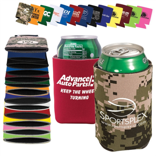 Collapsible Insulated Can Cooler Sleeve.