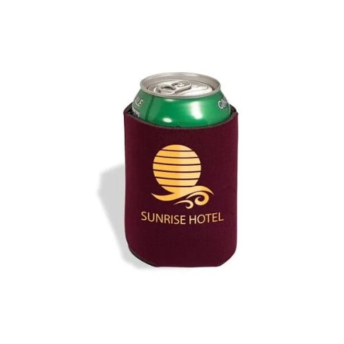 Collapsible Insulated Can Cooler Sleeve.