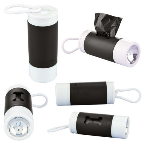Pet Waste Disposal Bag Dispenser with Flashlight