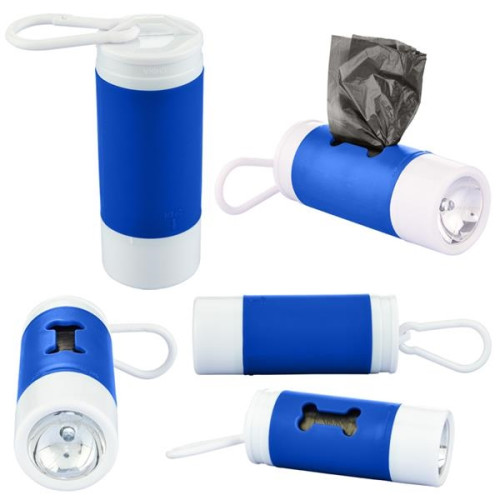 Pet Waste Disposal Bag Dispenser with Flashlight