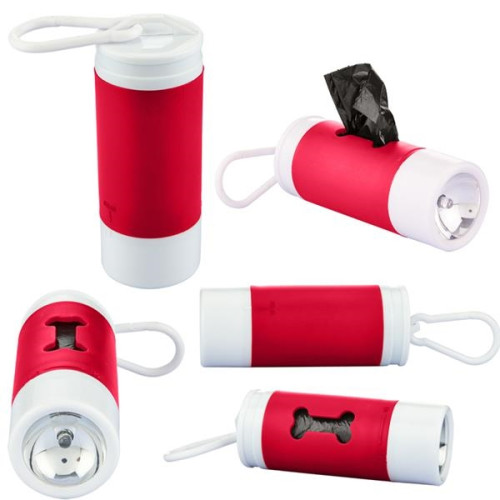 Pet Waste Disposal Bag Dispenser with Flashlight