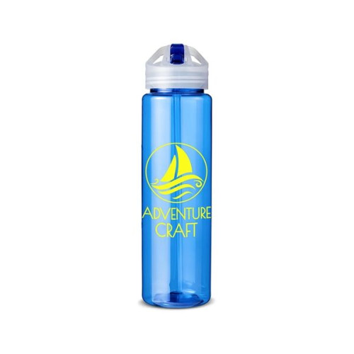 32oz PET Sports Bottle With Flip Up Straw