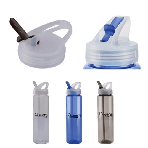 32oz PET Sports Bottle With Flip Up Straw