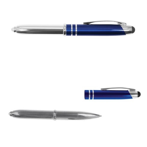 Executive 3-in-1 Metal Pen Stylus with LED Light