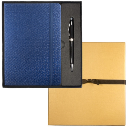 Leeman Tuscany Textured Journal And Executive Stylus Pen...