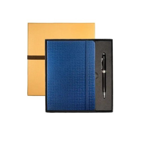 Leeman Tuscany Textured Journal And Executive Stylus Pen...