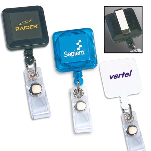 Square Retract-A-Badge Reel