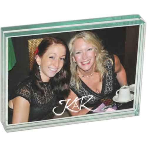 Leeman Atrium Glass Large Desk Photo Frame